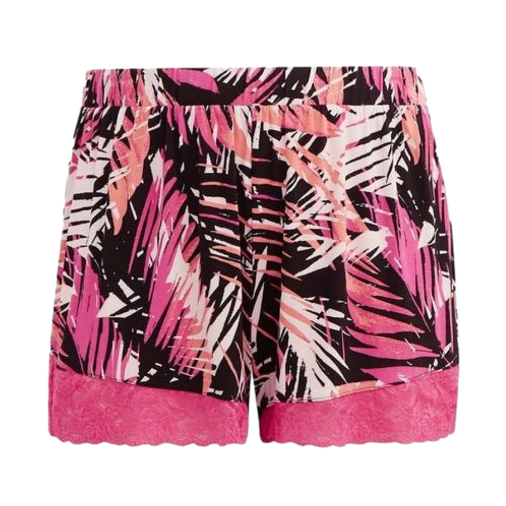 🌴 Torrid Super Soft Palm Print Lace Trim Sleep Shorts Size 4 (4X) 🌴